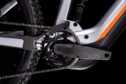 Cube Stereo Hybrid 160 HPC SL 750 27.5 Polarsilver´n´orange -Cube 537103 D4