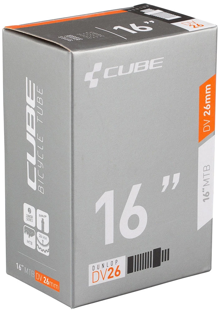 Cube Junior/MTB 16" DV Chambre à Air 26mm 3 Cube Junior/MTB 16" DV Chambre à Air 26mm