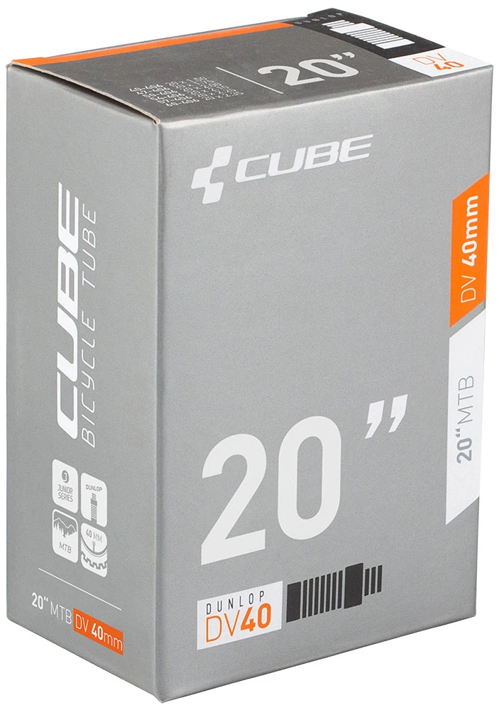 Cube Junior/MTB 20" DV Chambre à Air 40mm 3 Cube Junior/MTB 20" DV Chambre à Air 40mm