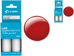 Cube Set De Stylos De Réparation De Peinture FIRE RED