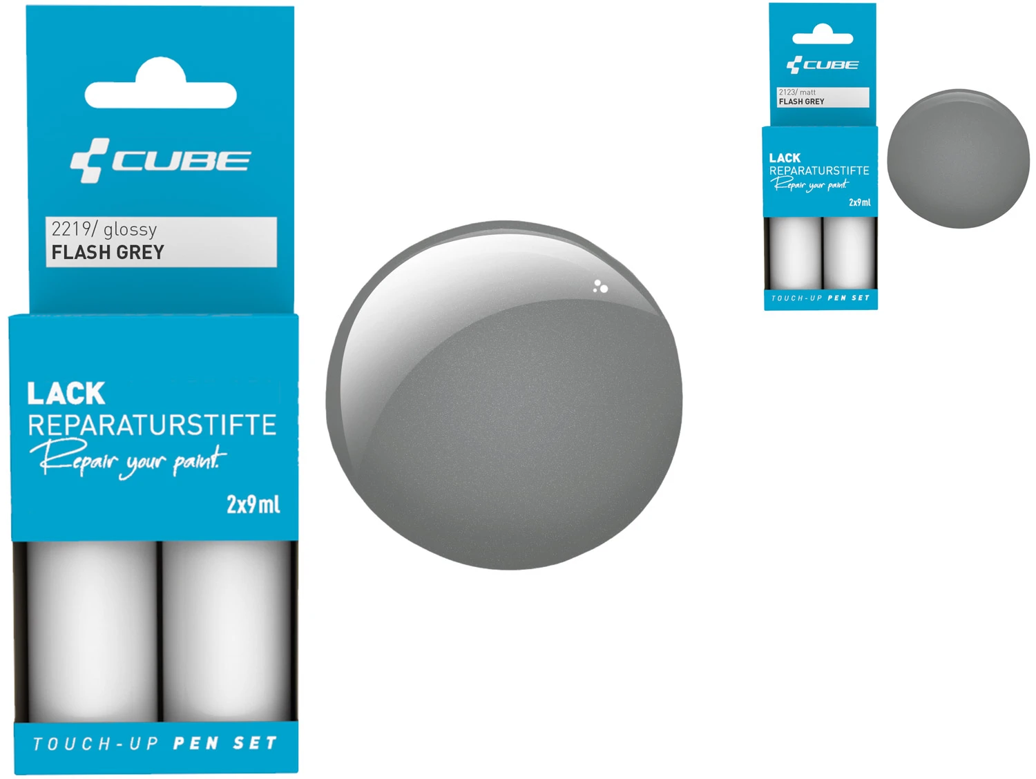 Cube Set De Stylos De Réparation De Peinture FLASH GREY 3 Cube Set De Stylos De Réparation De Peinture FLASH GREY