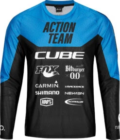Cube VERTEX X Actionteam Round Neck - MTB Long Sleeve Jersey
