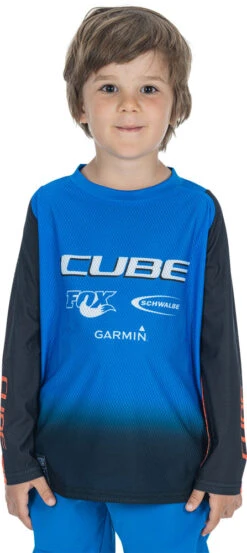 Cube Vetrtex Rookie X Actionteam - Maillot Manches Longues Enfant -Cube Cube Vertrex RookiexActionteam Kinder Langarmtrikot 12447 2